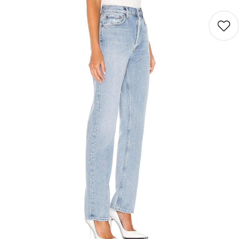 Like New, size 25 Agolde Lana Straight Jean